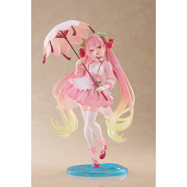 Hatsune Miku AMP+ Figure - Sakura Miku (Sakura Dress Ver.)