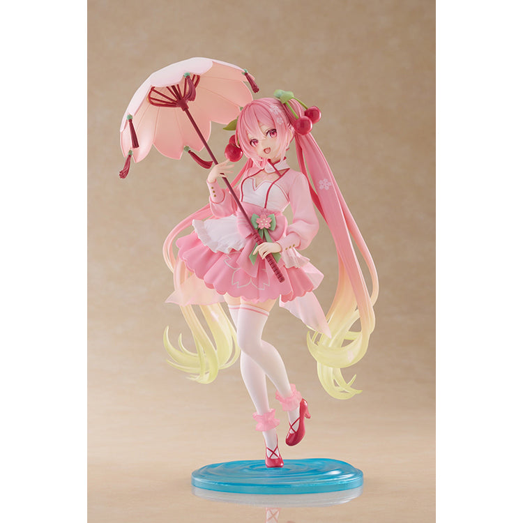 Hatsune Miku AMP+ Figure - Sakura Miku (Sakura Dress Ver.)