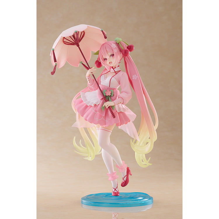 Hatsune Miku AMP+ Figure - Sakura Miku (Sakura Dress Ver.)