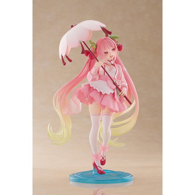 Hatsune Miku AMP+ Figure - Sakura Miku (Sakura Dress Ver.)