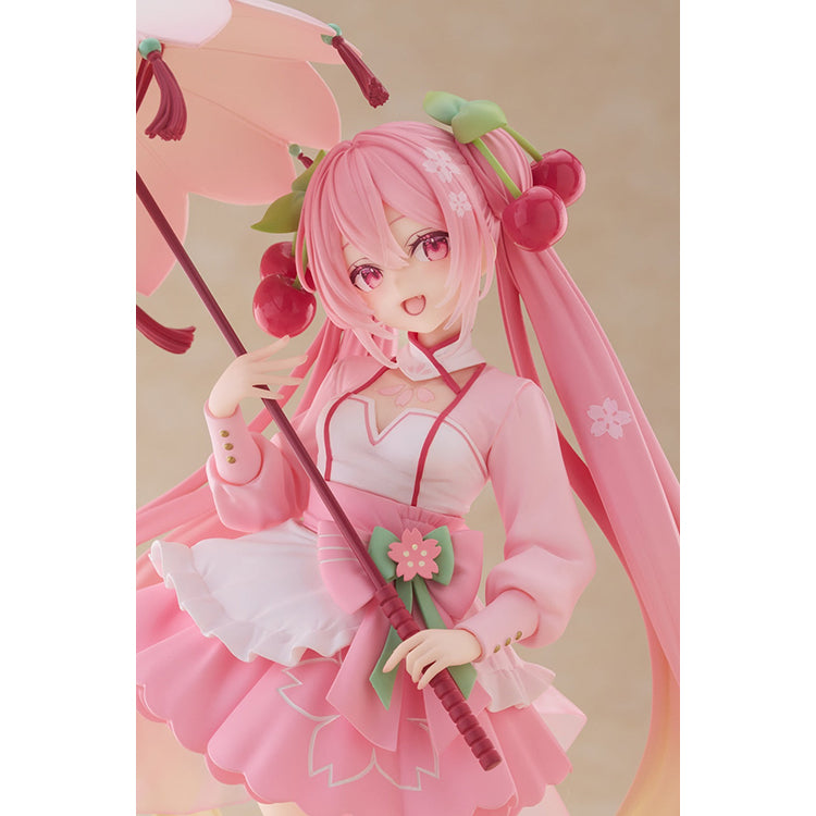 Hatsune Miku AMP+ Figure - Sakura Miku (Sakura Dress Ver.)