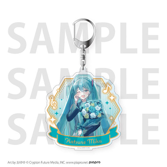 Hatsune Miku Anime Merch - Happy 16th Birthday -Dear Creators- Surprise Party Trading Acrylic Keychain (1 Random) - Doki Doki Land 