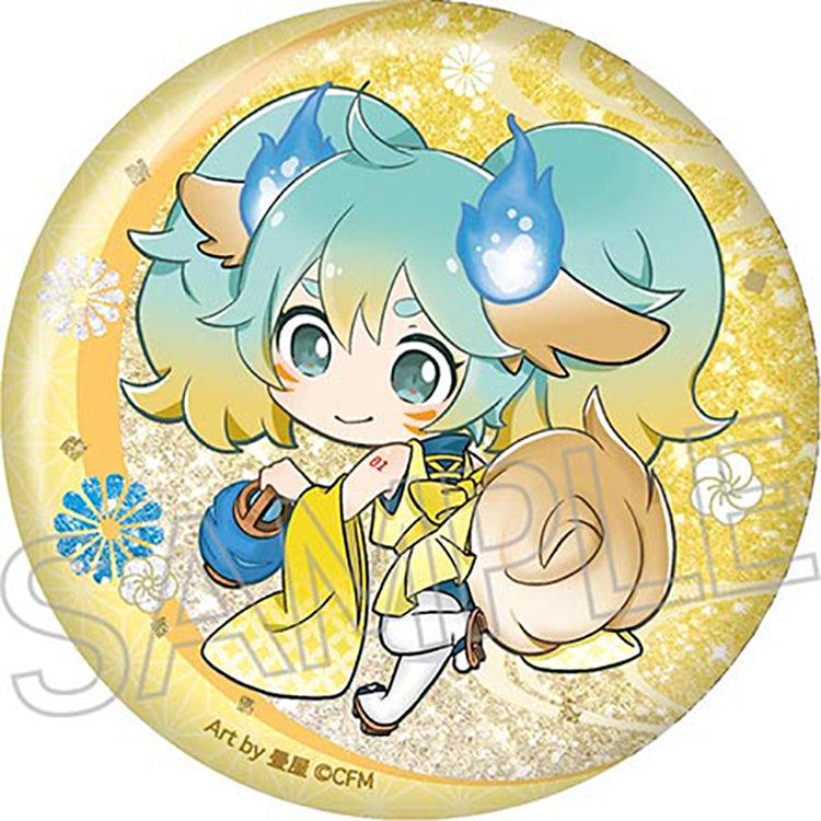 Hatsune Miku Anime Merch - Hyakki Yakou Shiny Tin Badge (1 Random) - Doki Doki Land 