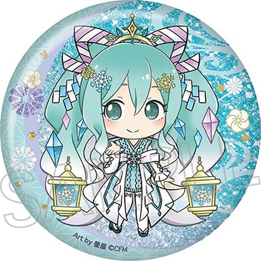Hatsune Miku Anime Merch - Hyakki Yakou Shiny Tin Badge (1 Random) - Doki Doki Land