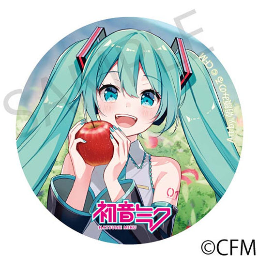Hatsune Miku x Hirosaki Apple  Close Up Ver. Tin Badge