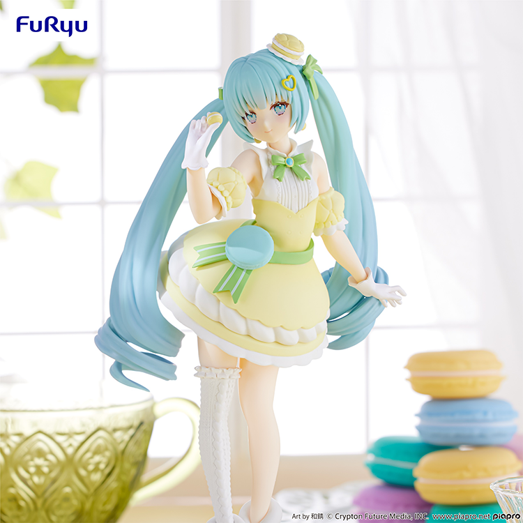 Hatsune Miku Exceed Creative Figure - SweetSweets Series Macaroon Citron Color ver.