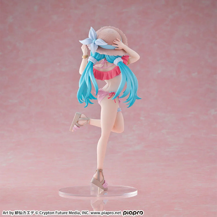 Full view of official SEGA Luminasta Hatsune Miku Conceptual Series Vol.1 Tropical Ver. anime figure