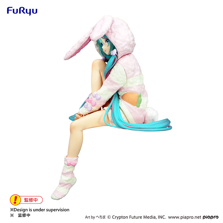 Hatsune Miku Rabbit Ear Hood Pajama Ver. Noodle Stopper Figure