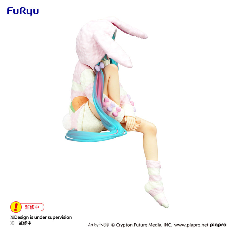 Hatsune Miku Rabbit Ear Hood Pajama Ver. Noodle Stopper Figure