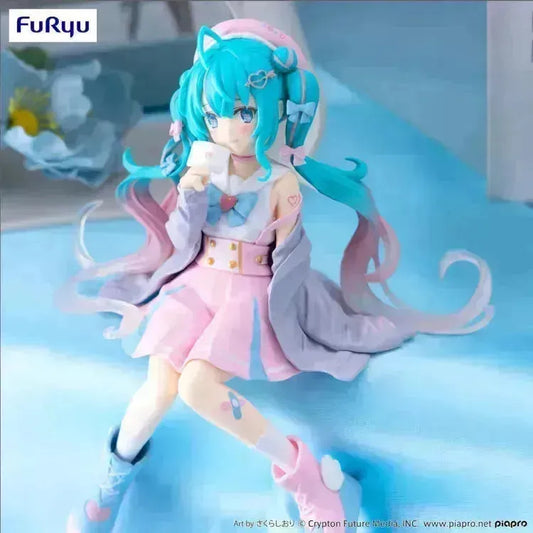 Hatsune Miku Noodle Stopper Figure - Hatsune Miku (Love Sailor Grey Color Ver.) - Doki Doki Land