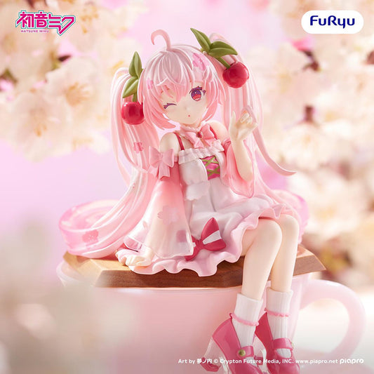 Hatsune Miku Noodle Stopper Figure - Sakura Miku 2025 Wink ver.