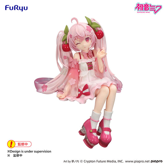 Hatsune Miku Noodle Stopper Figure - Sakura Miku 2025 Wink ver.