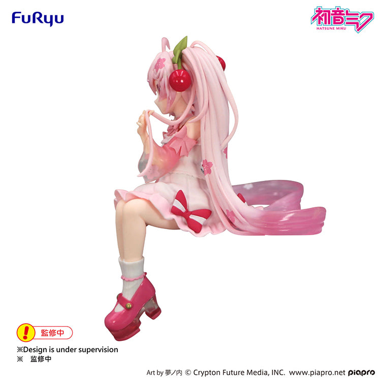 Hatsune Miku Noodle Stopper Figure - Sakura Miku 2025 Wink ver.