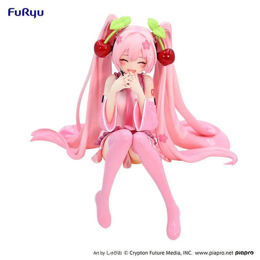Hatsune Miku Noodle Stopper Figurer - Sakura Miku 2023 Smile Ver. - Doki Doki Land