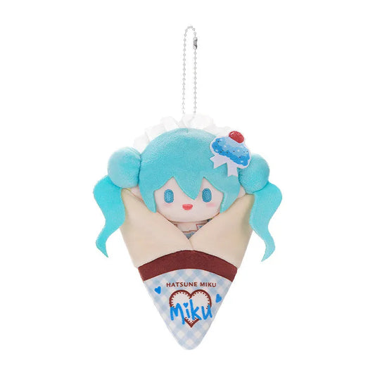 (Pre-Order) Hatsune Miku Plushie - Crepe Mascot Keychain C