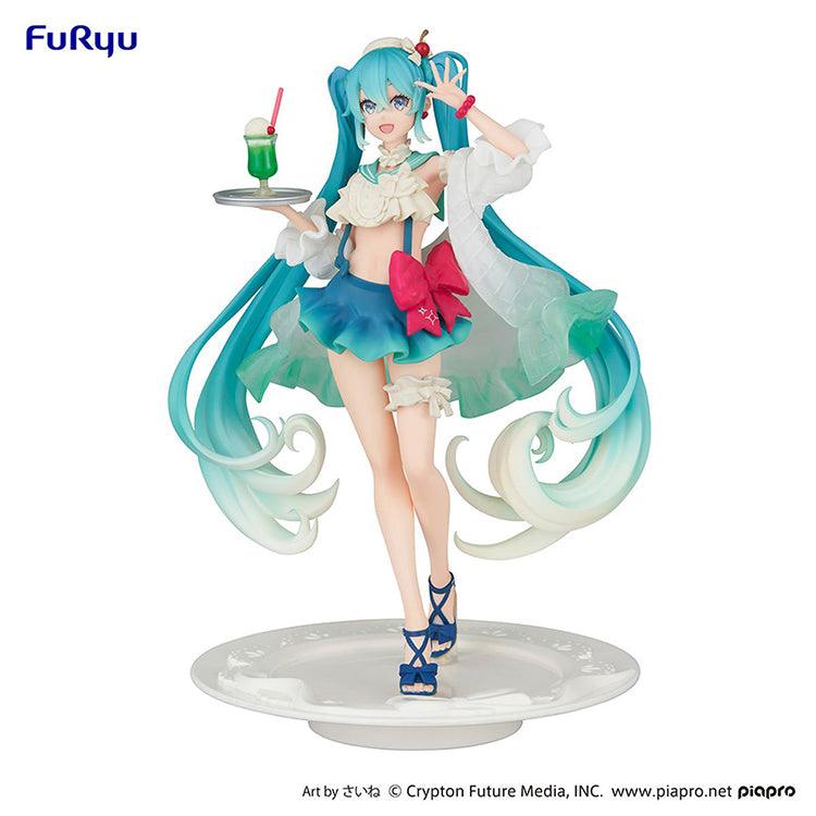 Hatsune Miku Exceed Creative SweetSweets Figure - Hatsune Miku Melon Soda Float Ver. - Doki Doki Land 