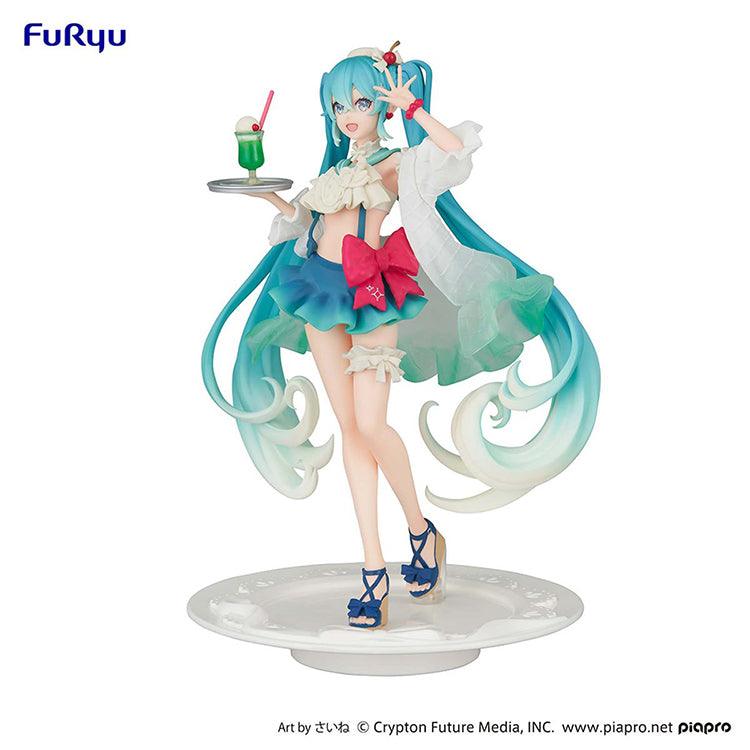 Hatsune Miku Exceed Creative SweetSweets Figure - Hatsune Miku Melon Soda Float Ver. - Doki Doki Land 