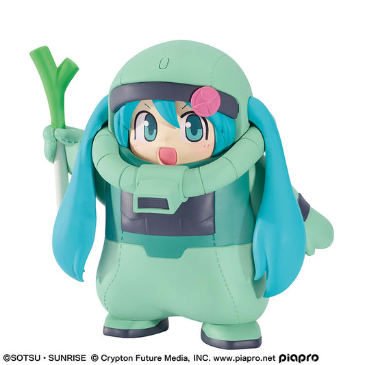 Gundam 45th Anniversary Hatsune Miku Zaku costume collaboration figure
