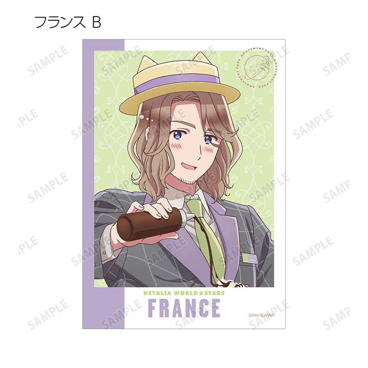 Hetalia World Stars Anime Merch - Amusement Park ver. Trading Bromides