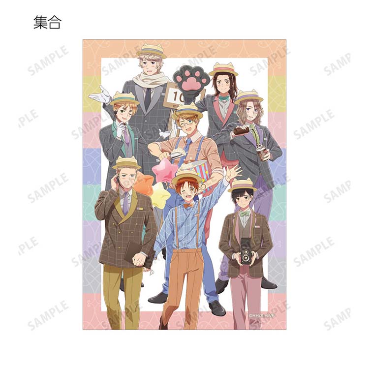Hetalia World Stars Anime Merch - Amusement Park ver. Trading Bromides