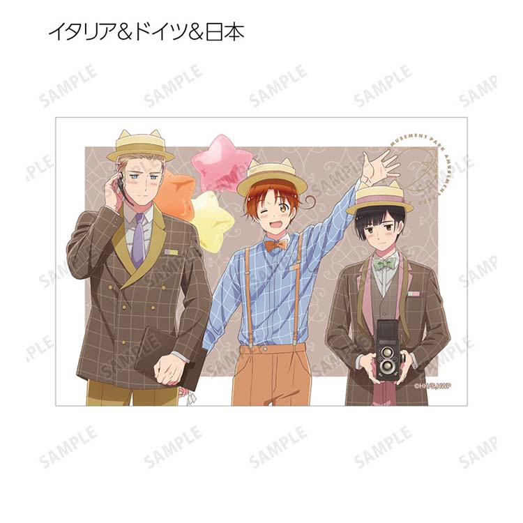 Hetalia World Stars Anime Merch - Amusement Park ver. Trading Bromides