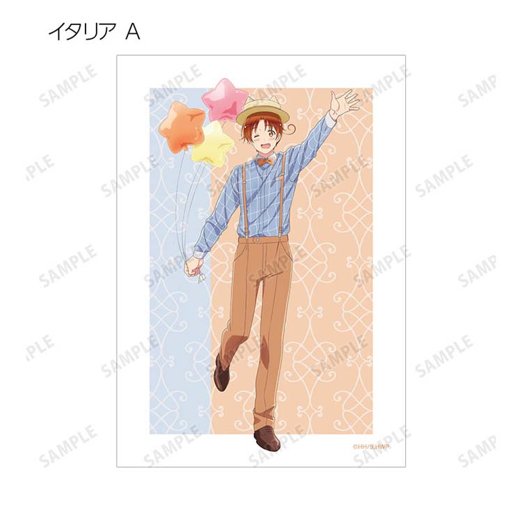 Hetalia World Stars Anime Merch - Amusement Park ver. Trading Bromides