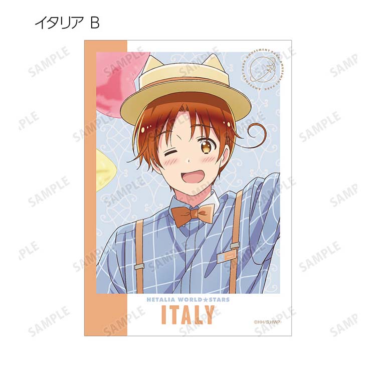 Hetalia World Stars Anime Merch - Amusement Park ver. Trading Bromides