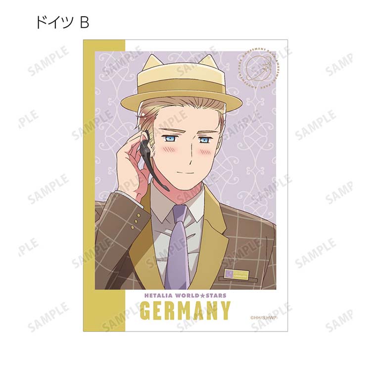 Hetalia World Stars Anime Merch - Amusement Park ver. Trading Bromides