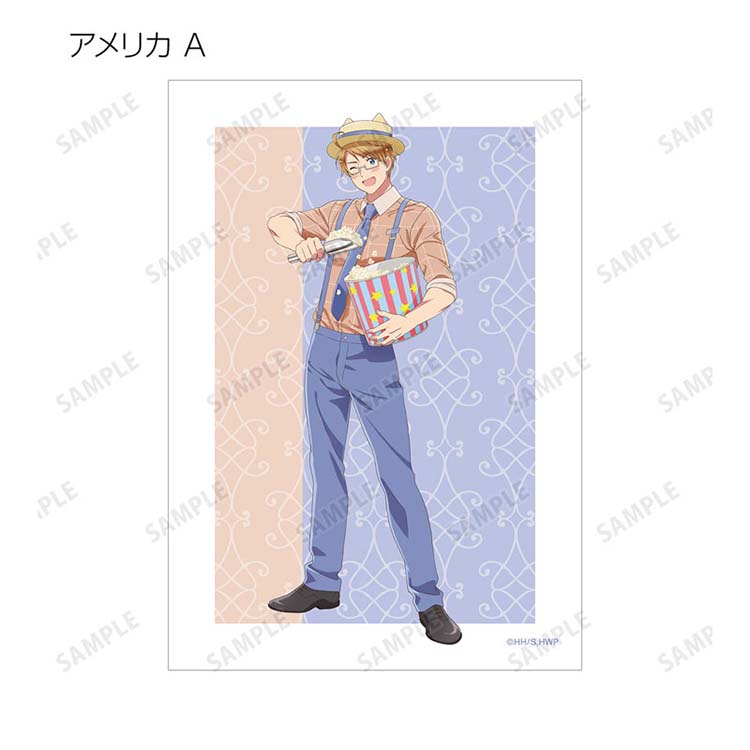 Hetalia World Stars Anime Merch - Amusement Park ver. Trading Bromides