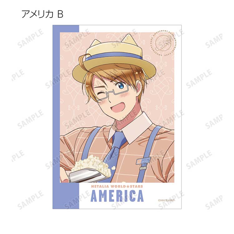Hetalia World Stars Anime Merch - Amusement Park ver. Trading Bromides