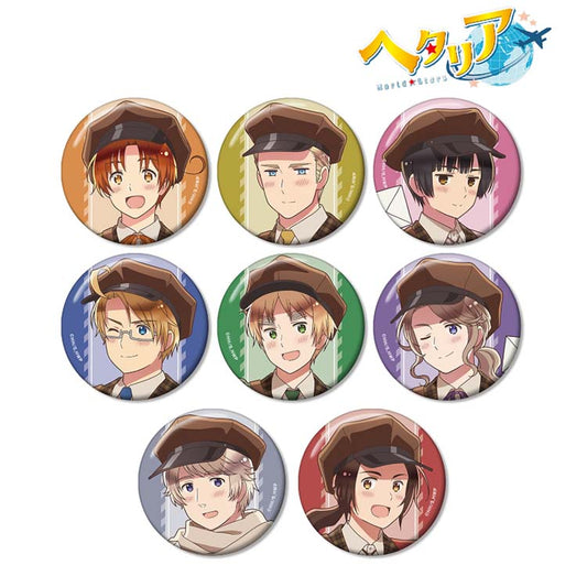 Hetalia World Stars Anime Merch - Postman Ver. Trading Can Badge