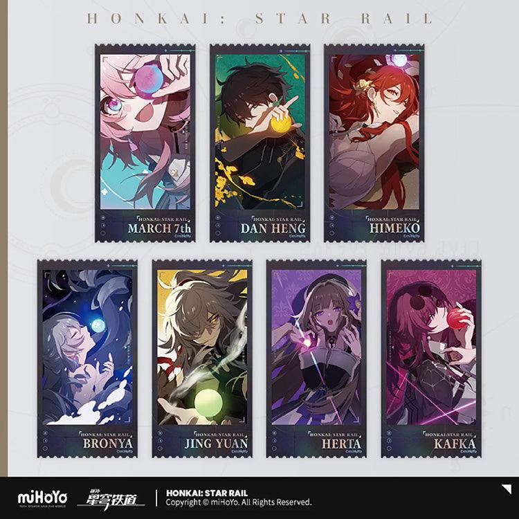 Honkai: Star Rail Anime Merch - Departure Countdown Series Commemorative Hologram Ticket Set