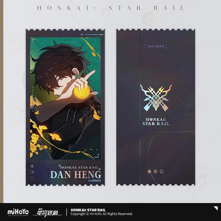 Honkai: Star Rail Anime Merch - Departure Countdown Series Commemorative Hologram Ticket Set