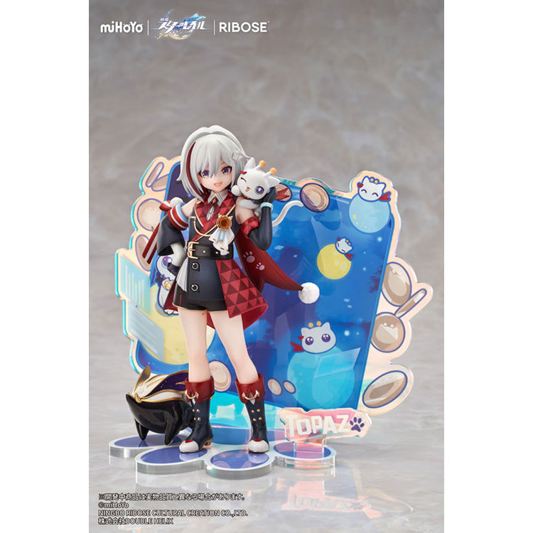 Honkai: Star Rail RISE UP+ Chibineko Series Figure - Topaz & Numby Ver.