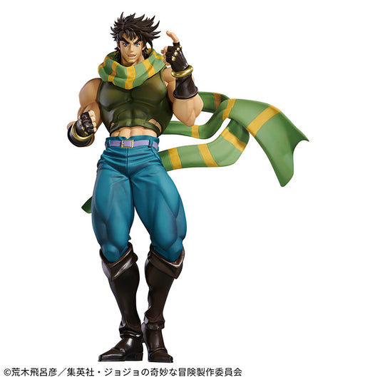 Mometria Joseph Joestar figure from JoJo’s Bizarre Adventure Battle Tendency, 22cm detailed sculpt in dynamic pose.