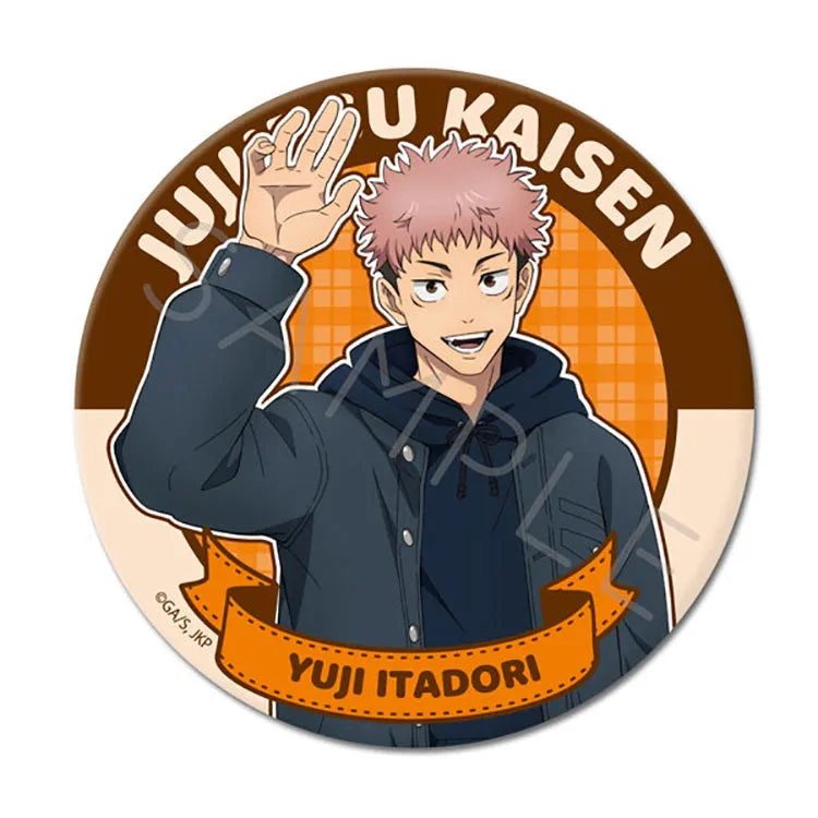 Jujutsu Kaisen Anime Merch - 2nd Season 3way Tin Badge (75mm) Vol.3 - Doki Doki Land 