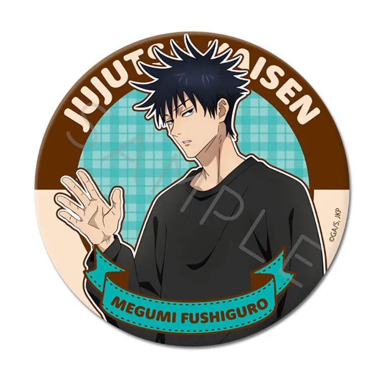 Jujutsu Kaisen Anime Merch - 2nd Season 3way Tin Badge (75mm) Vol.3 - Doki Doki Land 