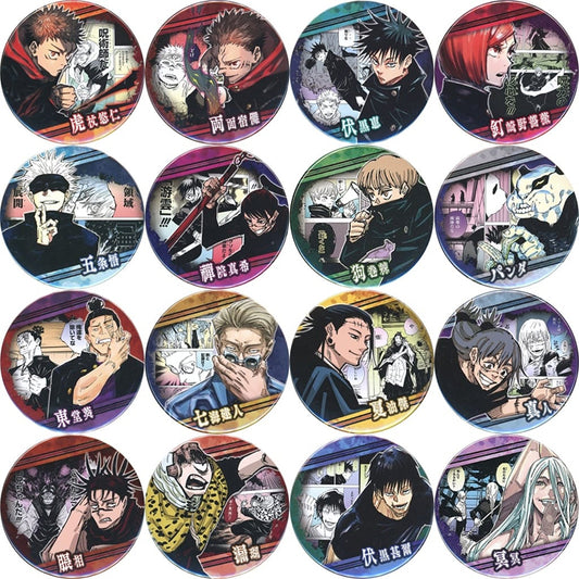 Jujutsu Kaisen Anime Merch - Can Badge "BATTLES" Collection - Shibuya Incident ver.- 