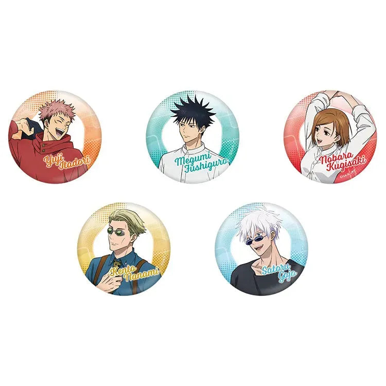 Jujutsu Kaisen Anime Merch - Newly Drawn Trading Can Badge AJ2024Ver.(1 Random) - Doki Doki Land 