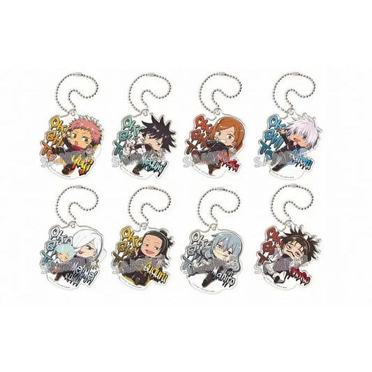 Jujutsu Kaisen Anime Merch - Okoshite! Defo Melee!!! Acrylic Keychain(1 Random) - Doki Doki Land