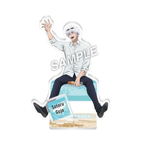 Jujutsu Kaisen Anime Merch - Satoru Gojo Break Time Full Body Acrylic Stand Plate - Doki Doki Land