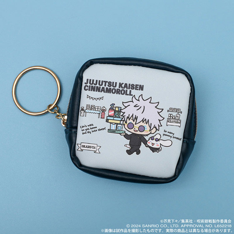 Jujutsu Kaisen Anime Merch - Satoru Gojo x Cinnamoroll Square Mini Pouch