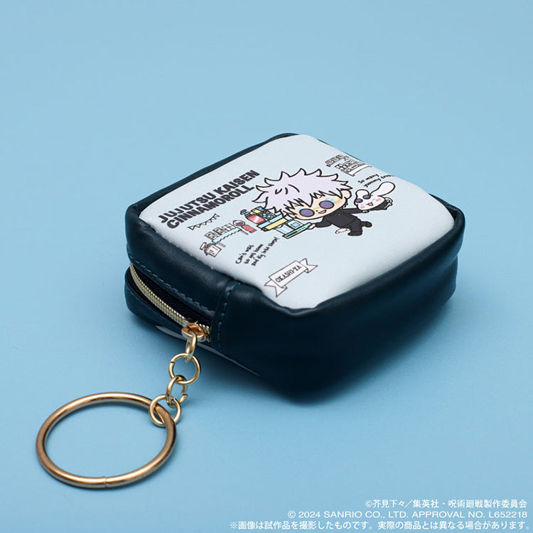 Jujutsu Kaisen Anime Merch - Satoru Gojo x Cinnamoroll Square Mini Pouch