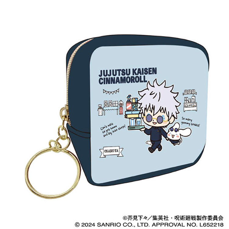 Jujutsu Kaisen Anime Merch - Satoru Gojo x Cinnamoroll Square Mini Pouch