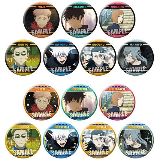 Jujutsu Kaisen Anime Merch - Trading Matte Tin Badge Part.2 - Doki Doki Land