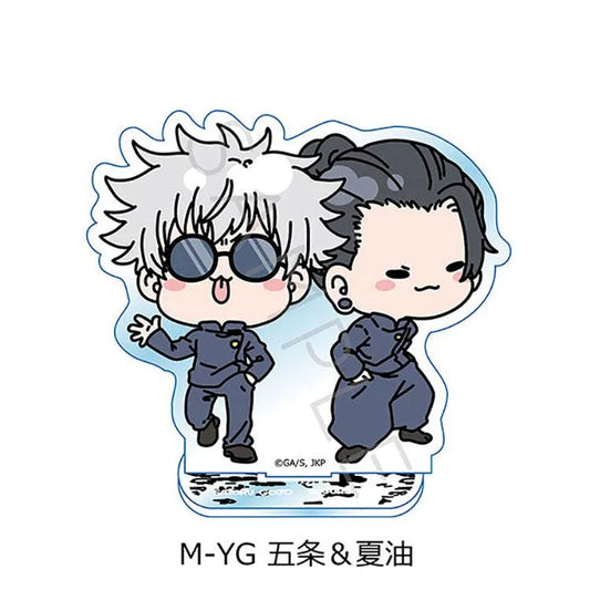 Jujutsu Kaisen Anime Merch - Vol.2 Gojo & Geto mochocho Series Acrylic Stand - Doki Doki Land