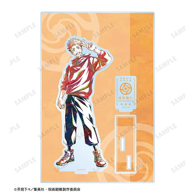 Jujutsu Kaisen Anime Merch - Yuji Itadori Ani-Art BIG Acrylic Stand w/Parts - Doki Doki Land 