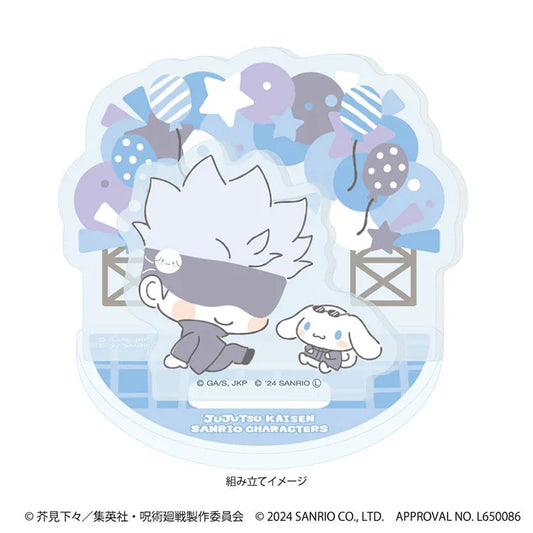 Jujutsu Kaisen x Sanrio Satoru Gojo x Cinnamon Roll Acrylic Stand