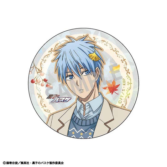 Kuroko's Basketball Anime Merch - Autumn Reading Ver. Trading Hologram Can Badge