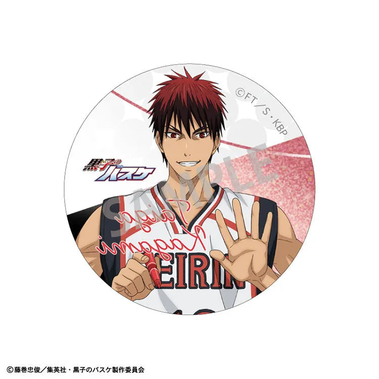 Kuroko's Basketball Anime Merch - Trading Glitter Tin Badge Autograph (1 Random) - Doki Doki Land 